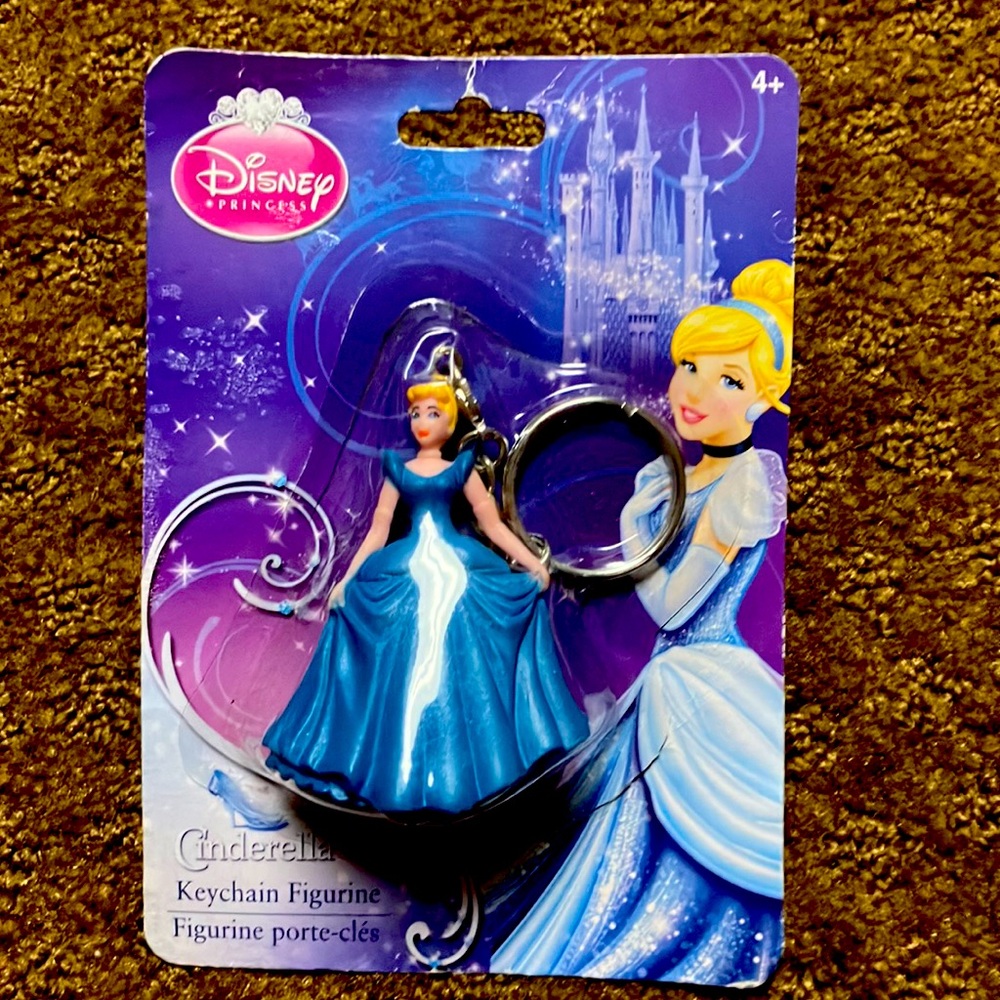 Cinderella keychain figurine by Disney New in package, never opened